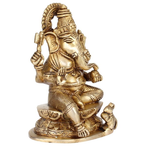 StatueStudio Ganesha Statue Temple Decor Lord Ganesh Murti Religious  Showpiece Ganpati Idol Gift Item for Gift item for Diwali Pooja, Mandir,  Home Decor and Office Table (5 X 4.2 X 6 Inch) - Walmart.com