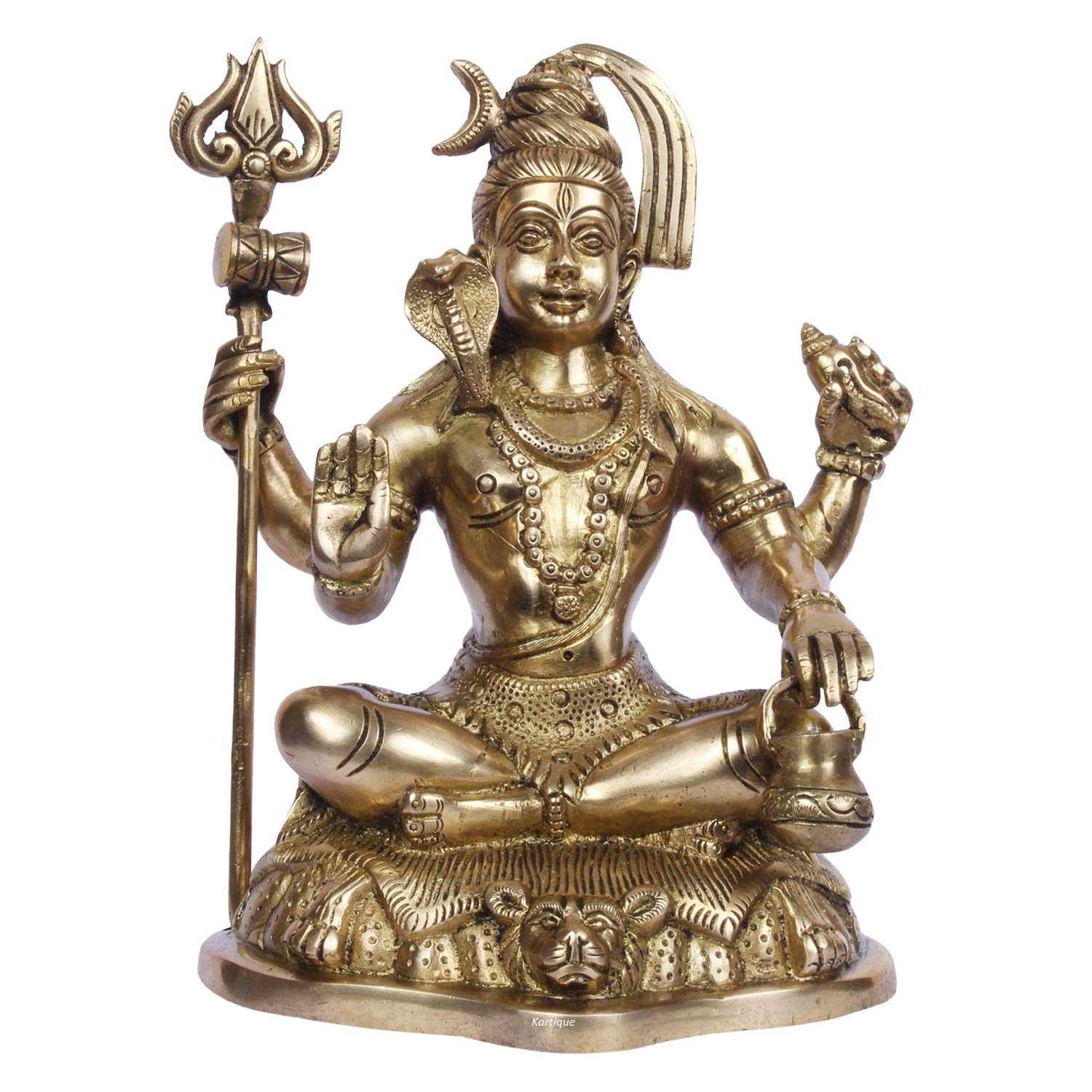 NN Globe Lord Bholenath Shiv Shiva Idol Statue for Pooja & Gift Mahadev  Mahakal Ji Murti Idol Lord