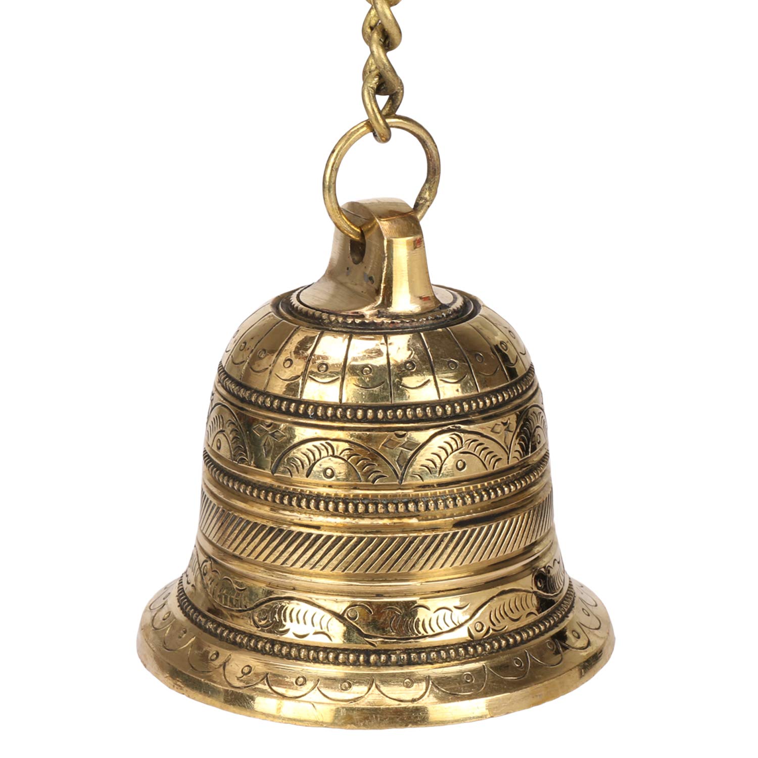 3 Wall Hanging Bell in Brass